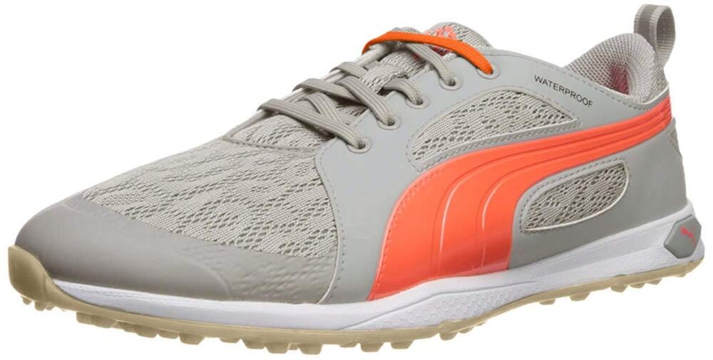 PUMA BIOFLY MESH GOLF SHOES 2016 LADIES, LIGHT GREY/PEACH, 10 M US